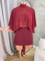 Stylish Casual Three-piece Set: Chiffon Top, Bandeau, And Mini Skort.