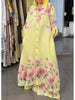 Loose-fit Casual Floral Print Linen-cotton Long Shirt And Trousers Two-piece Set